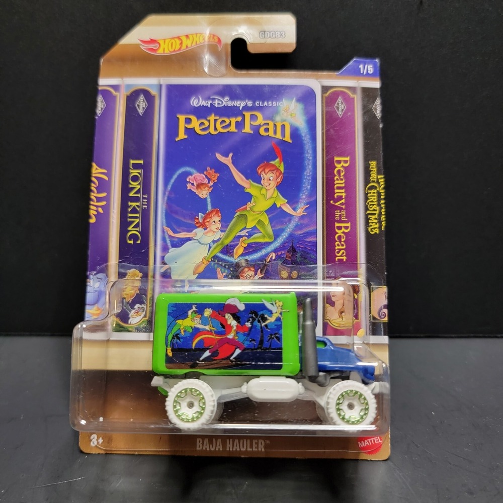 Hot Wheels Disney Classic Peter‎ Pan Baja Hauler